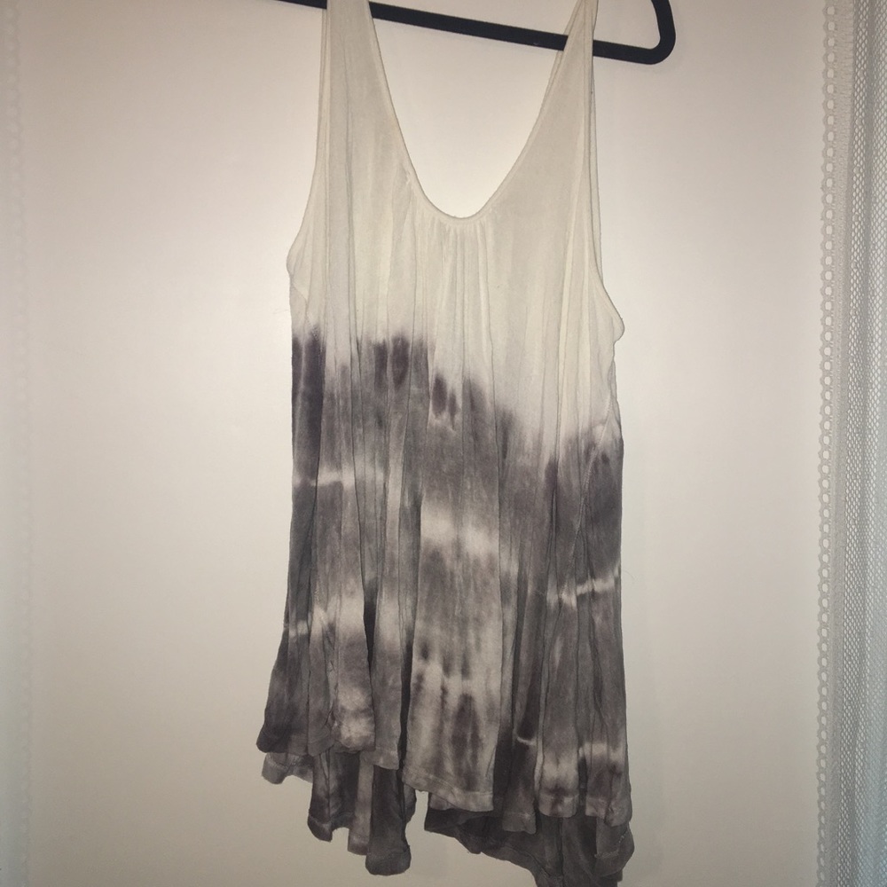long flowy tye dye tank top/tunic